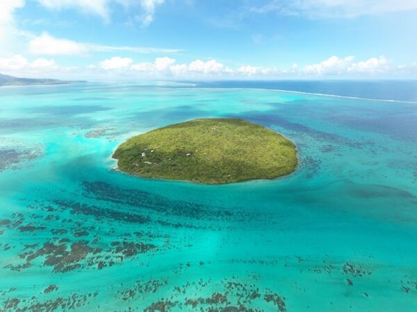 Ile aux Aigrettes vue du ciel