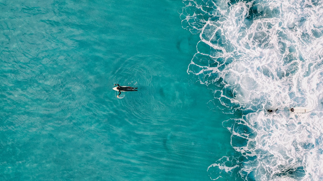 blue, beach, surf