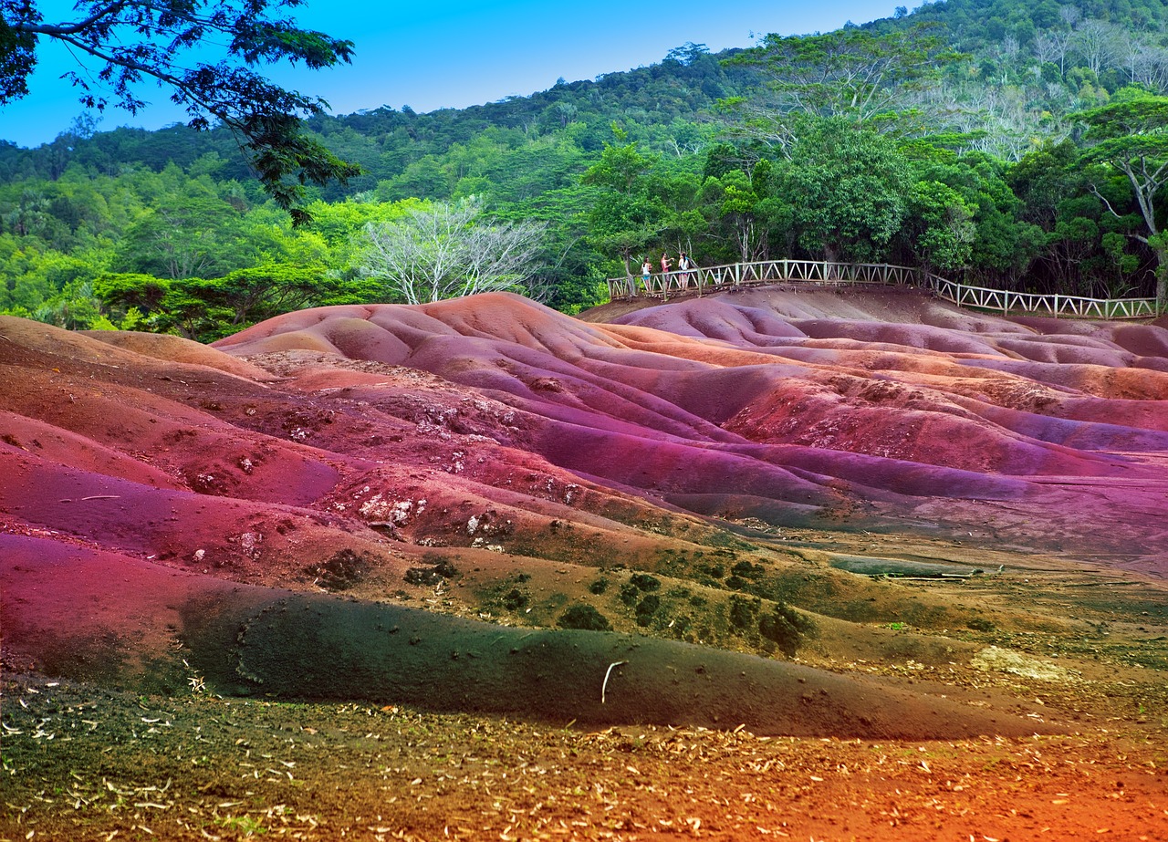 chamarel terre des sept couleurs