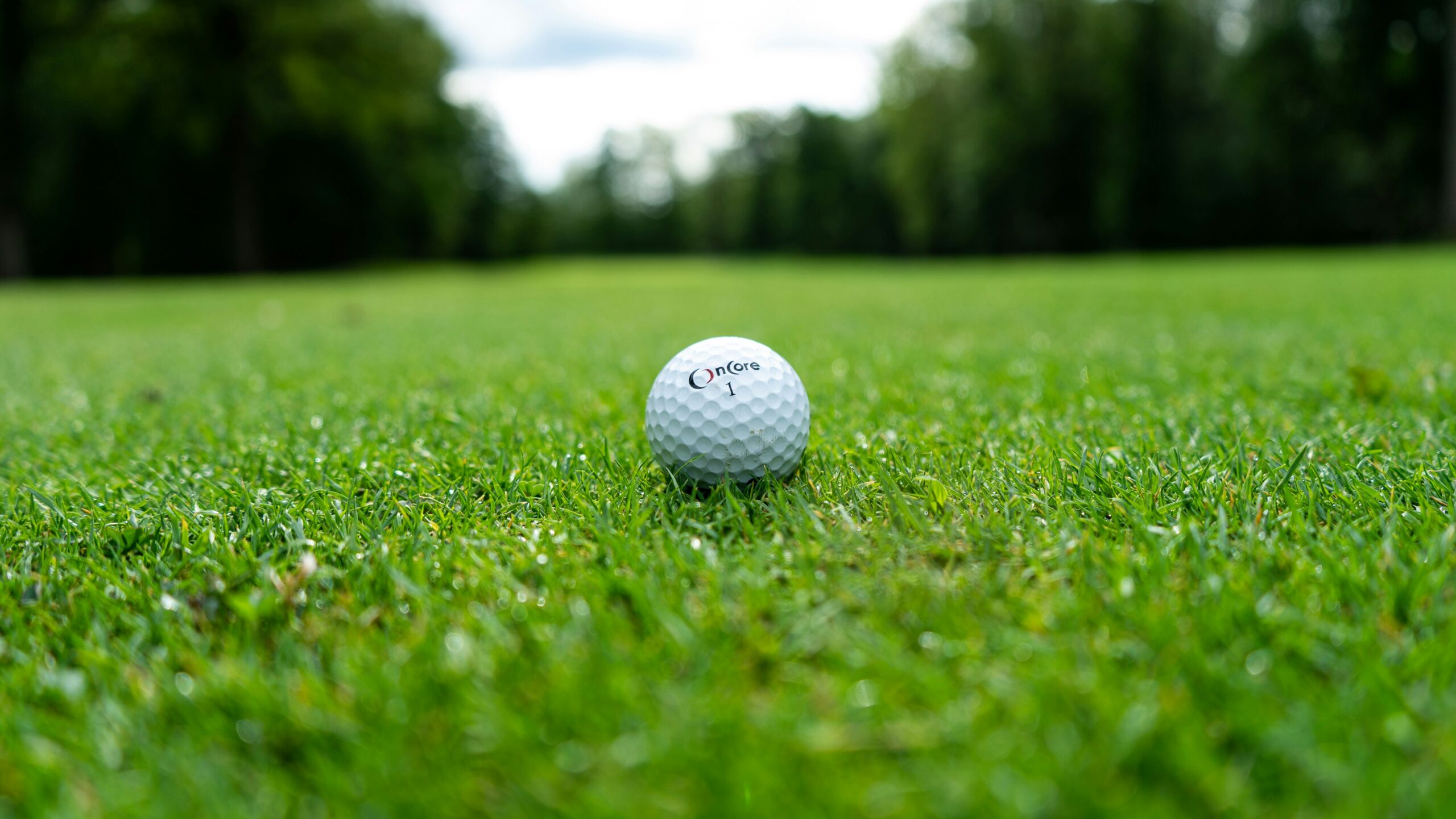 focus sur une balle de golf a l'ile maurice