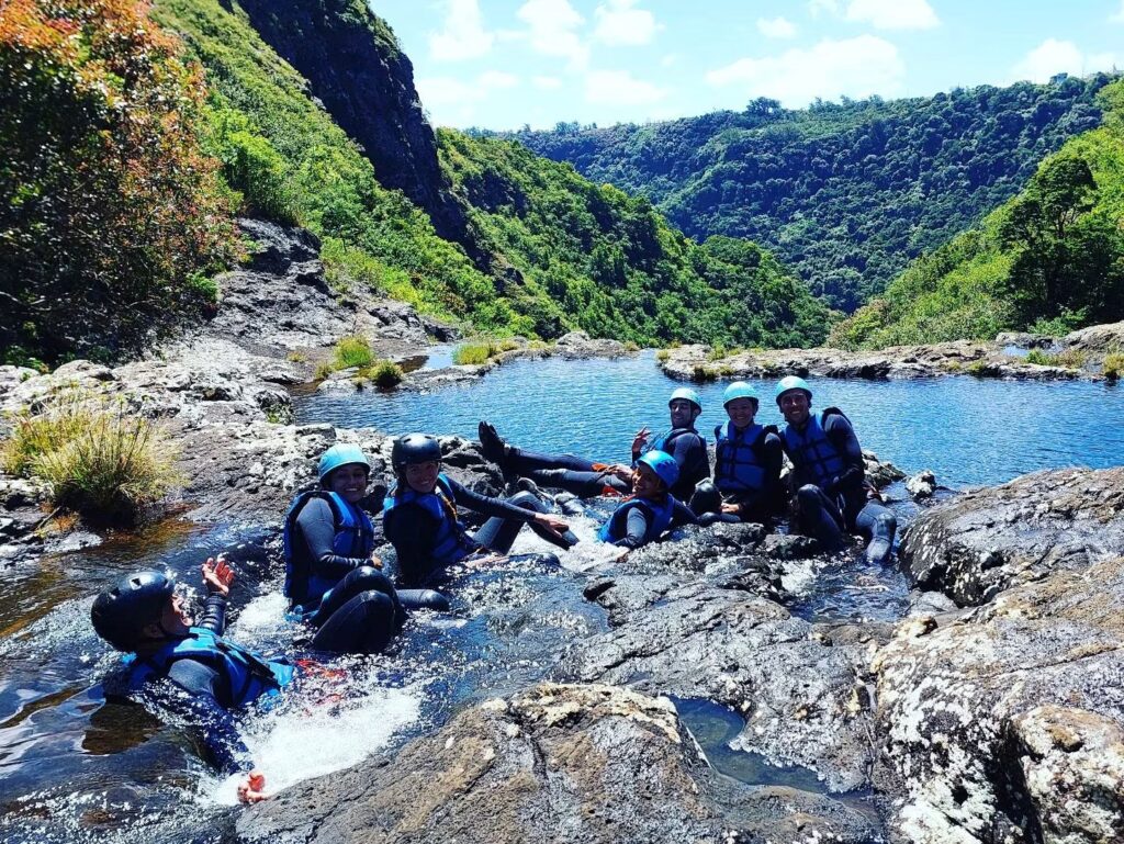 canyoning ile maurice