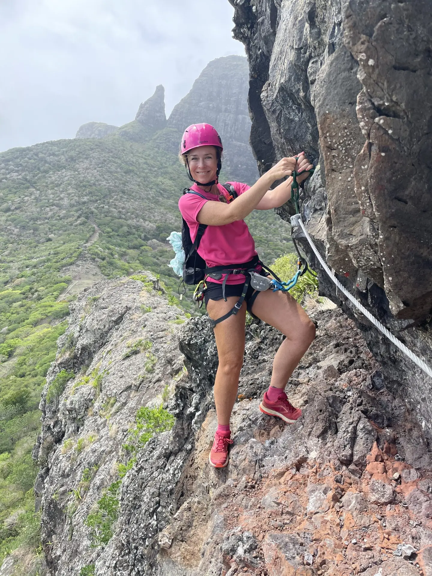 via ferrata ile maurice mamzel zabeth