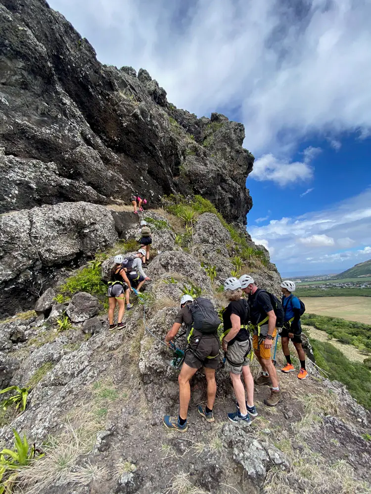 via ferrata ile maurice