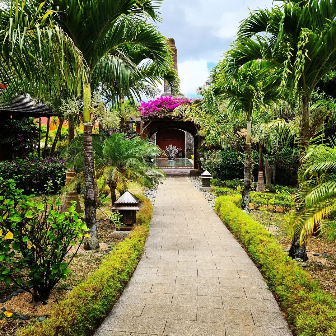 entree de la rhumerie chamarel