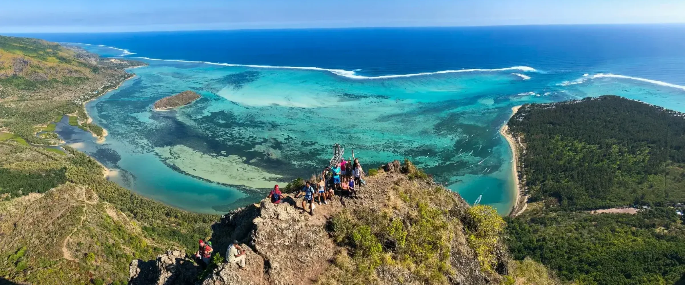 Randonné sommet le morne brabant île Maurice